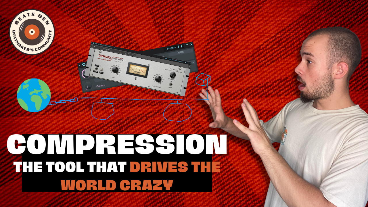 thumbnail saying "compression, the tool that drives the world crazy"