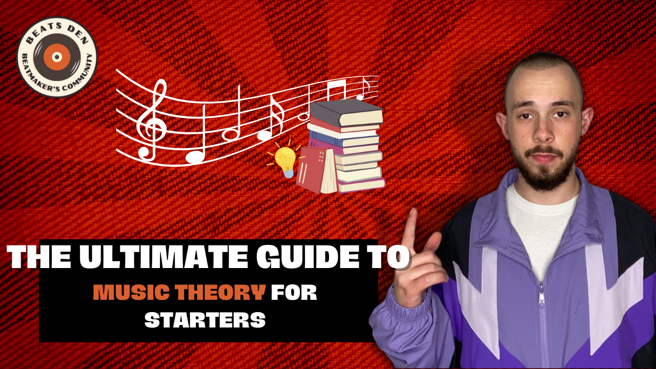 thumbnail saying "the ultimate guide to music theory for starters"