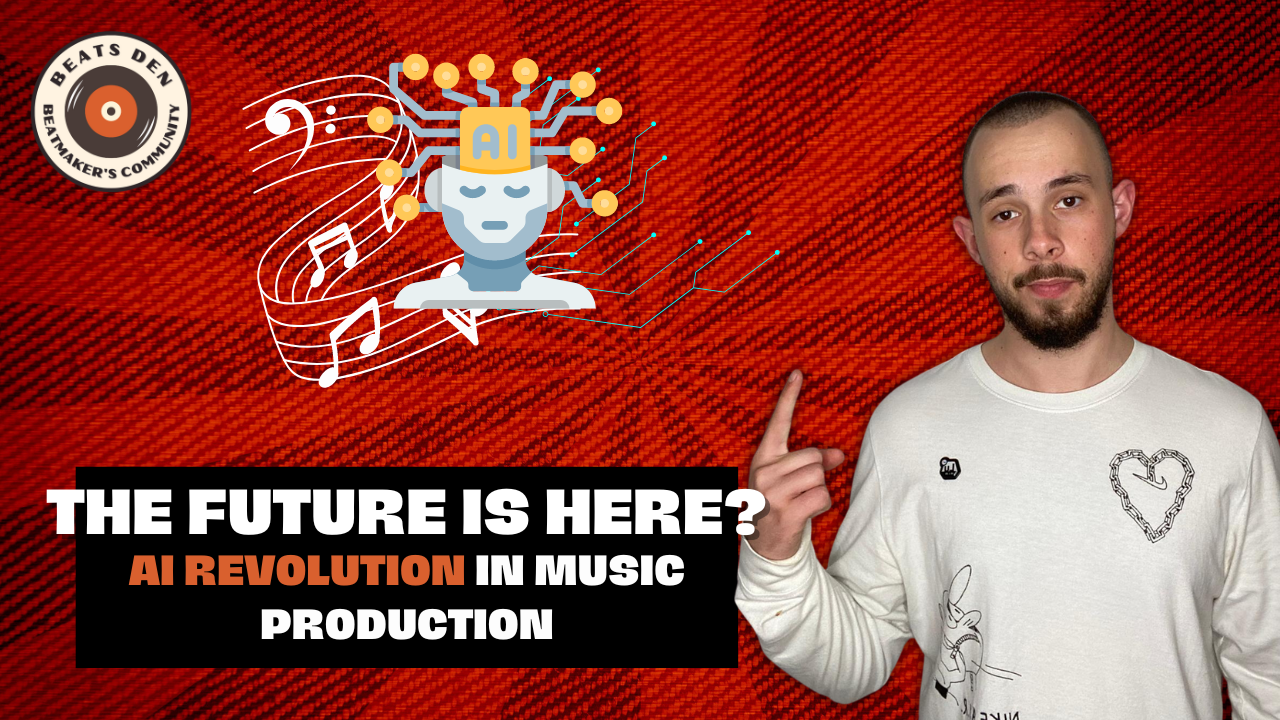 thumbnail saying "The Future Is Here? AI Revolution in Music Production"